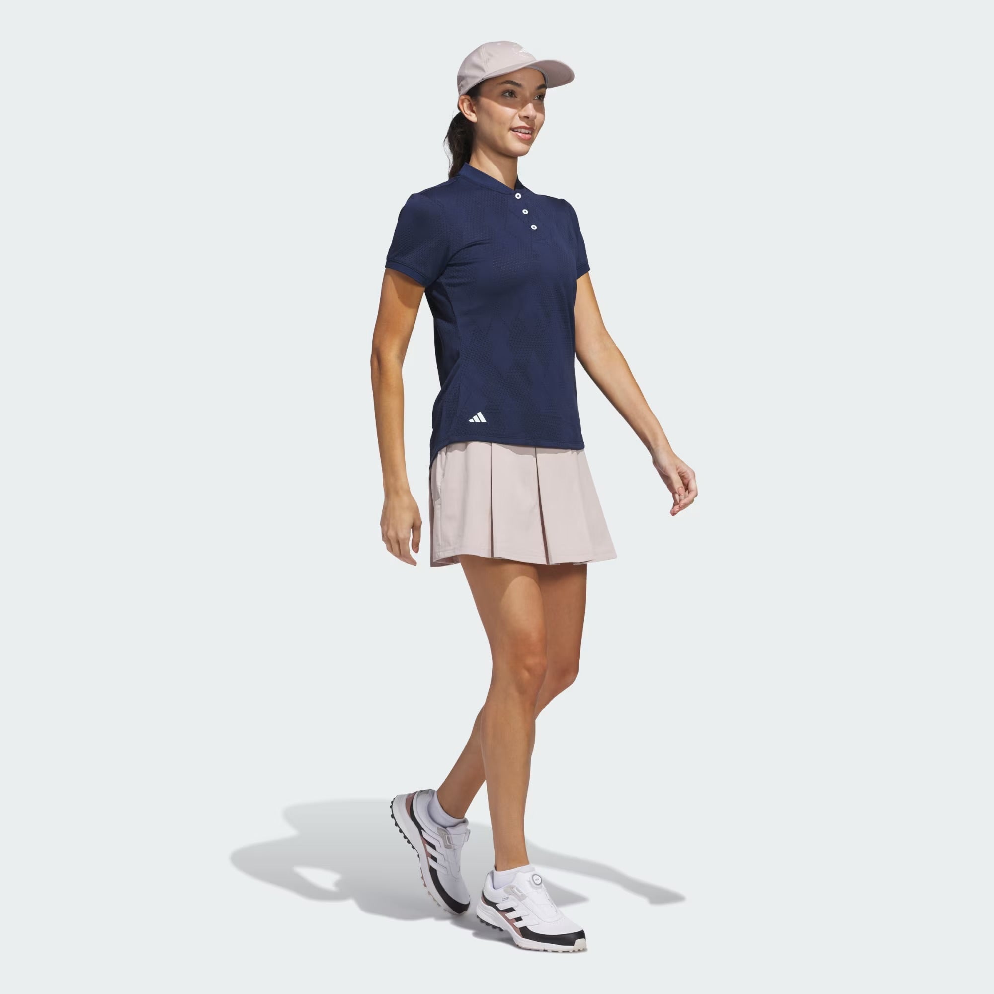 Adidas ultimate365 Diamond Jacquard Women’s Polo Shirt - Blue