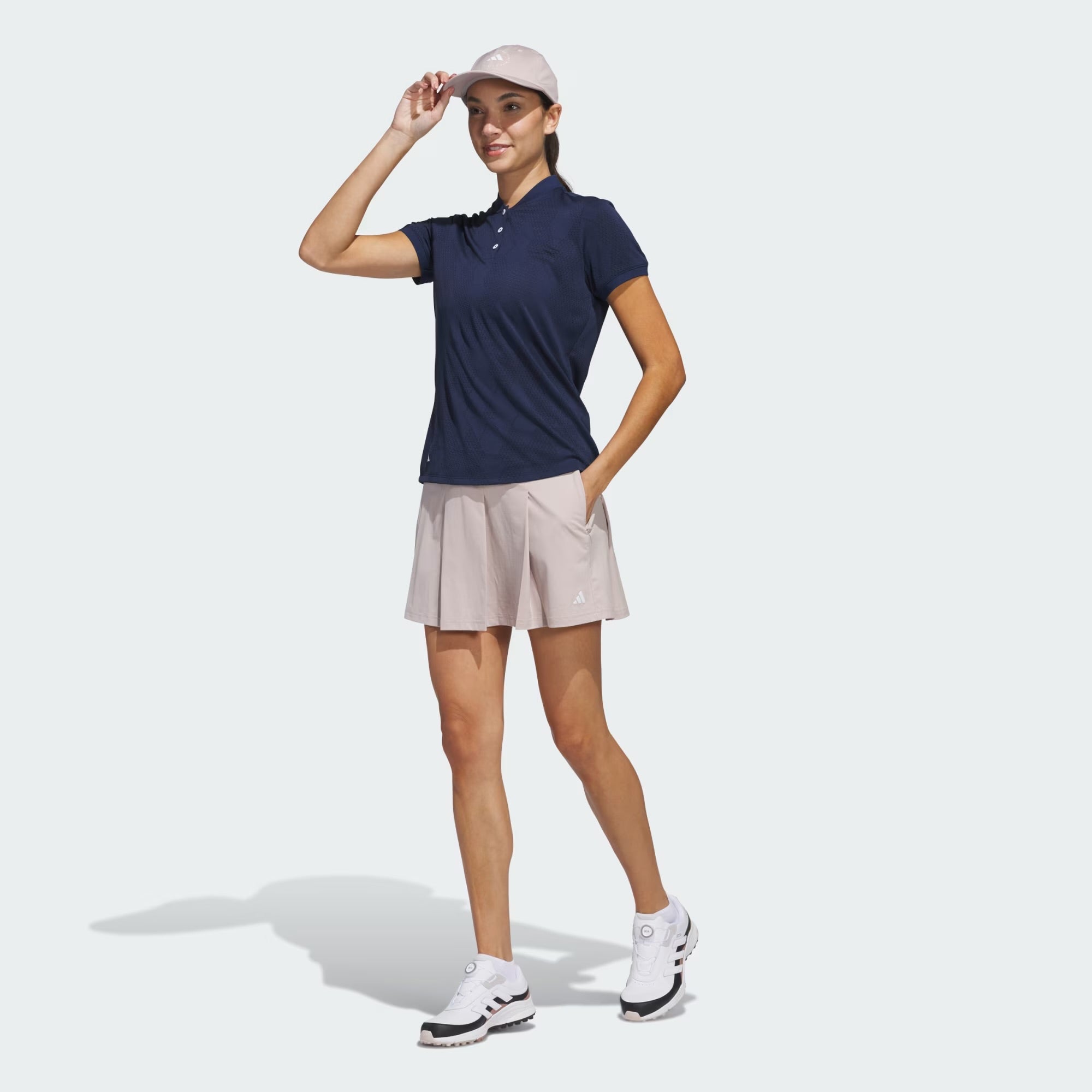 Adidas ultimate365 Diamond Jacquard Women’s Polo Shirt - Blue