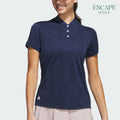 Polo Shirt Adidas ultimate365 Jacquard Berlian Wanita - Biru
