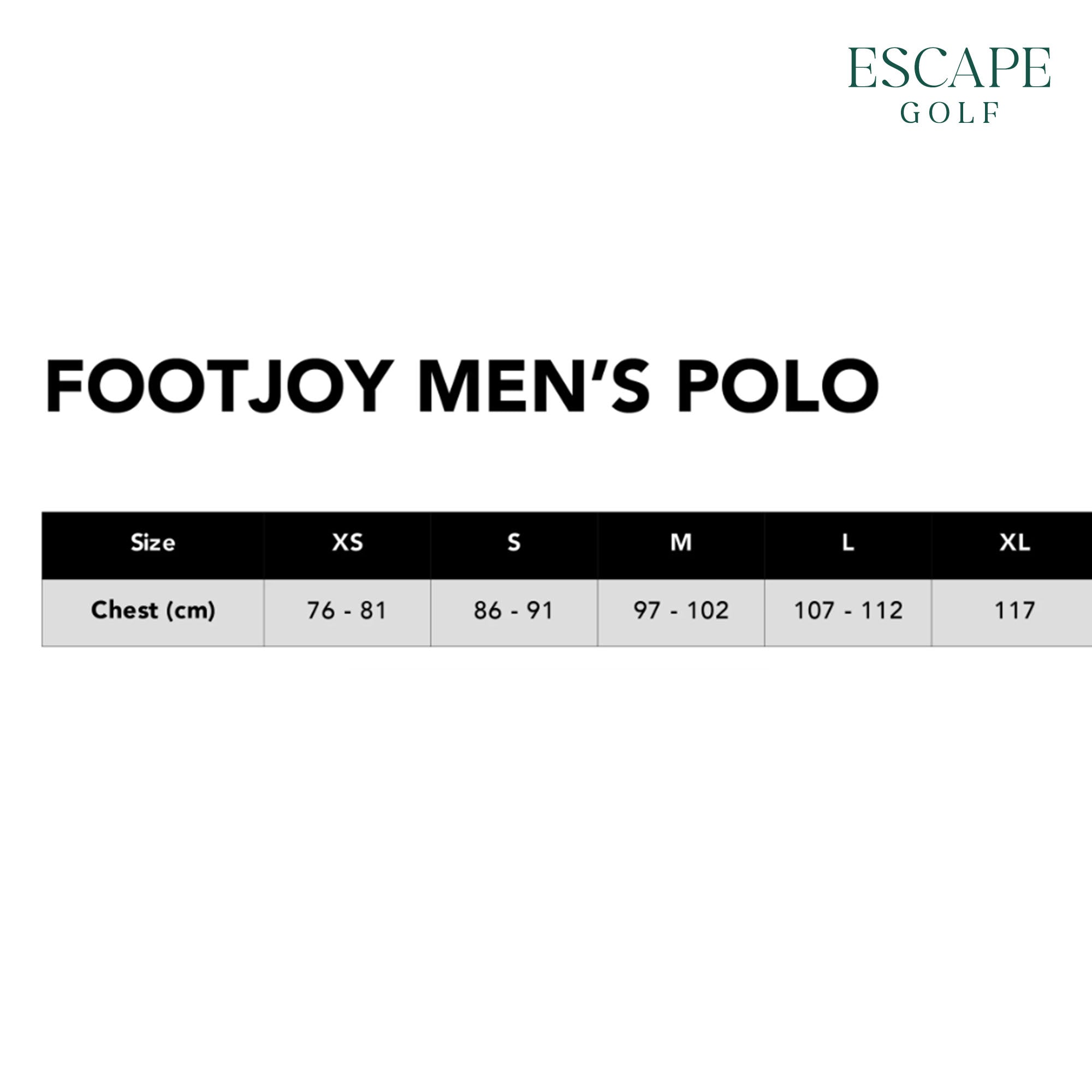 Footjoy Jacquard Mock Neck Short Sleeve Men’s Golf Shirt - White