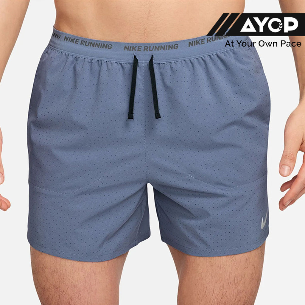 Nike Dri-FIT Stride Perforated 5-inch Men’s Running Shorts - World Indigo