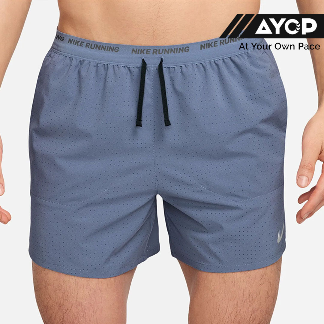 Nike Dri-FIT Stride Perforated 5-inch Men’s Running Shorts - World Indigo