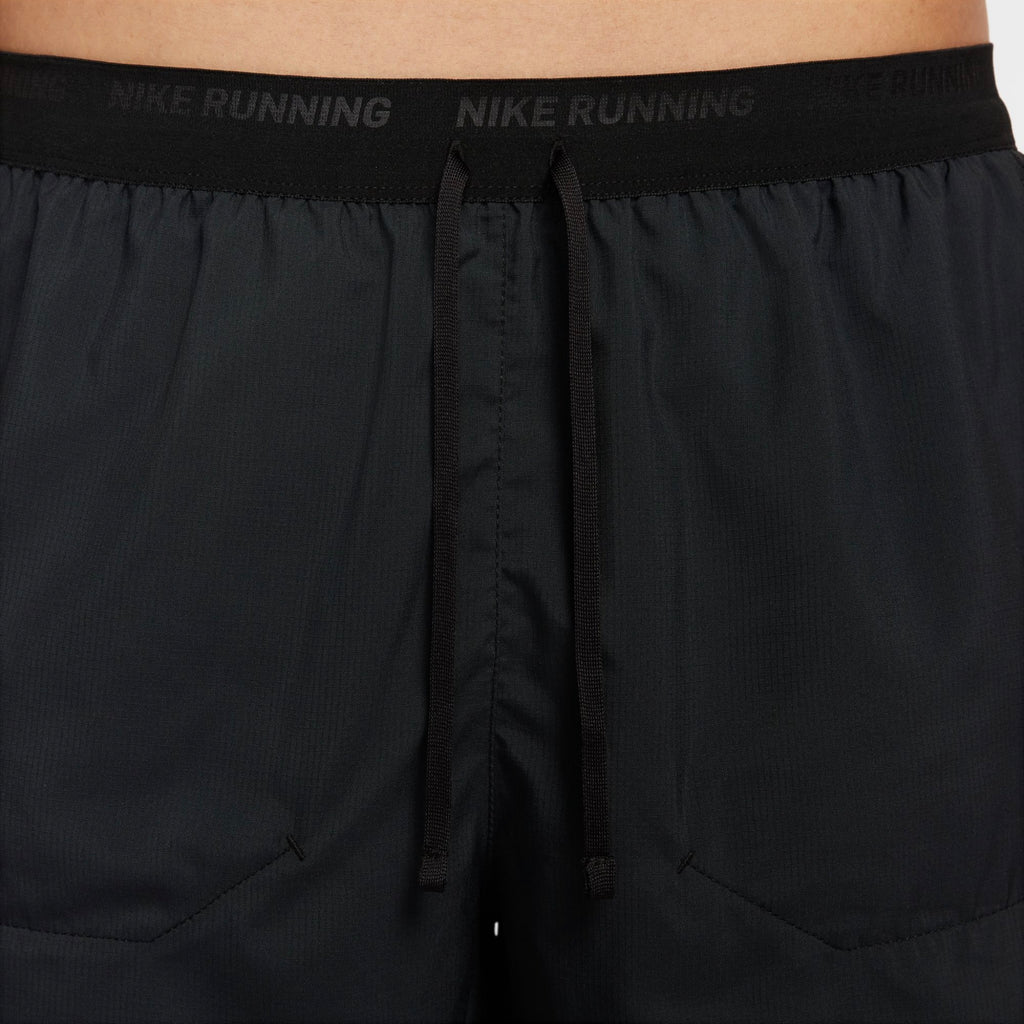 Nike Dri-FIT Stride Logo 5-inch Brief-lined Men’s Running Shorts - Black Crimson
