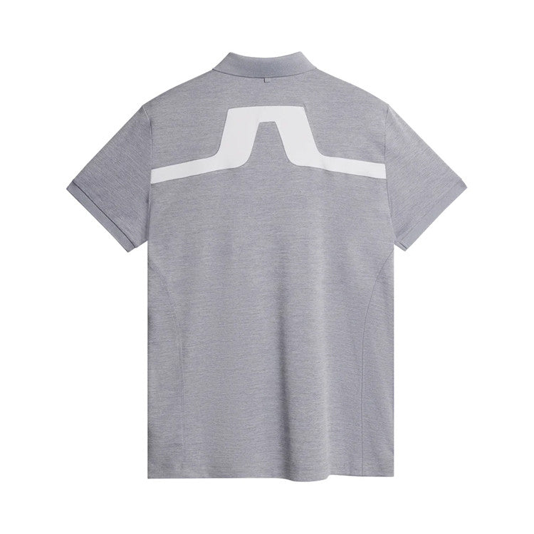 J. Lindeberg KV Regular Fit Men’s Golf Polo Shirts - Grey