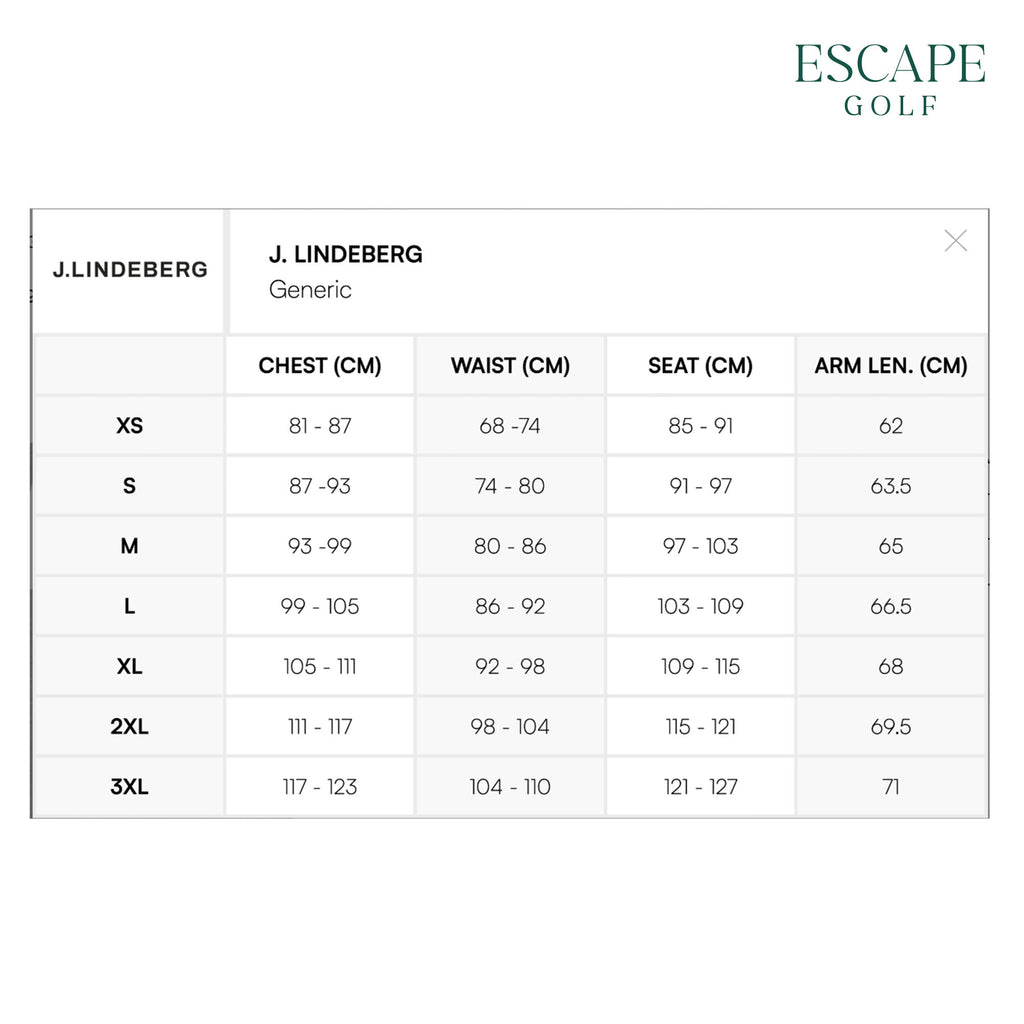 J. Lindeberg KV Regular Fit Men’s Golf Polo Shirts - Grey