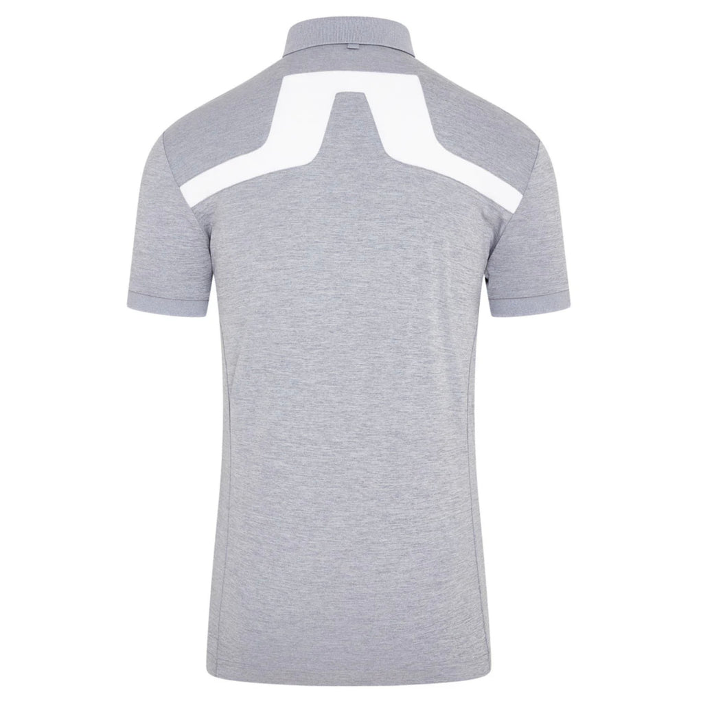 J. Lindeberg KV Regular Fit Men’s Golf Polo Shirts - Grey