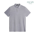 J. Lindeberg KV Regular Fit Men’s Golf Polo Shirts - Grey