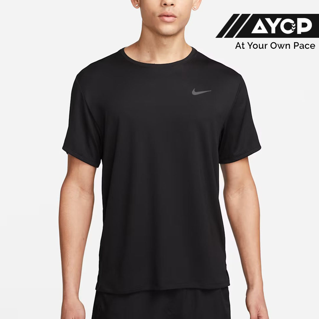 Nike Dri-FIT Miler UV Men’s Running T-Shirt - Black
