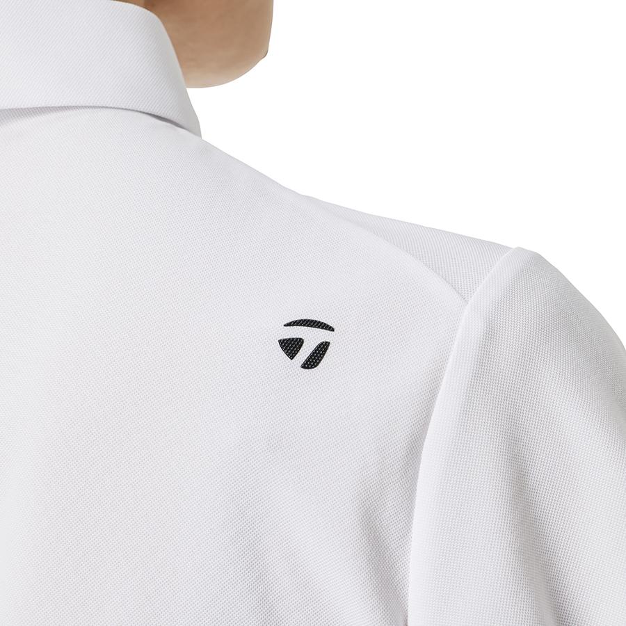 TaylorMade Flower Logo Women’s Golf Polo Shirt - White