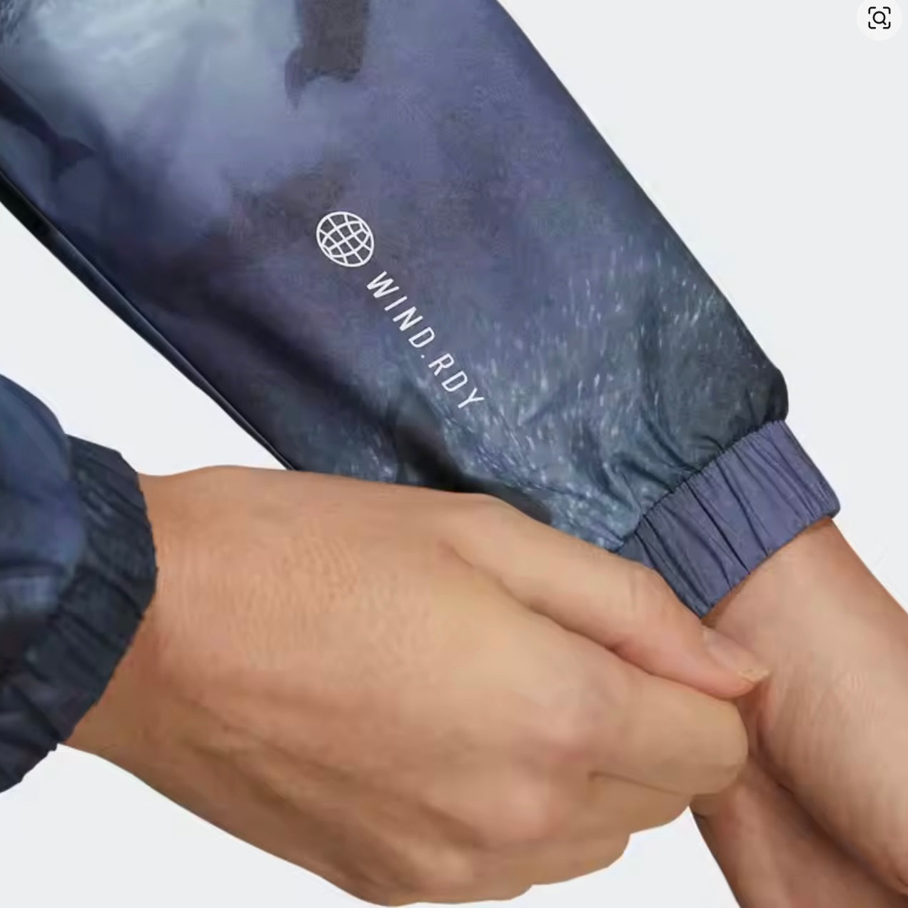 Adidas Casual Woven Hooded Women’s Running Jacket - Blue Dolphin