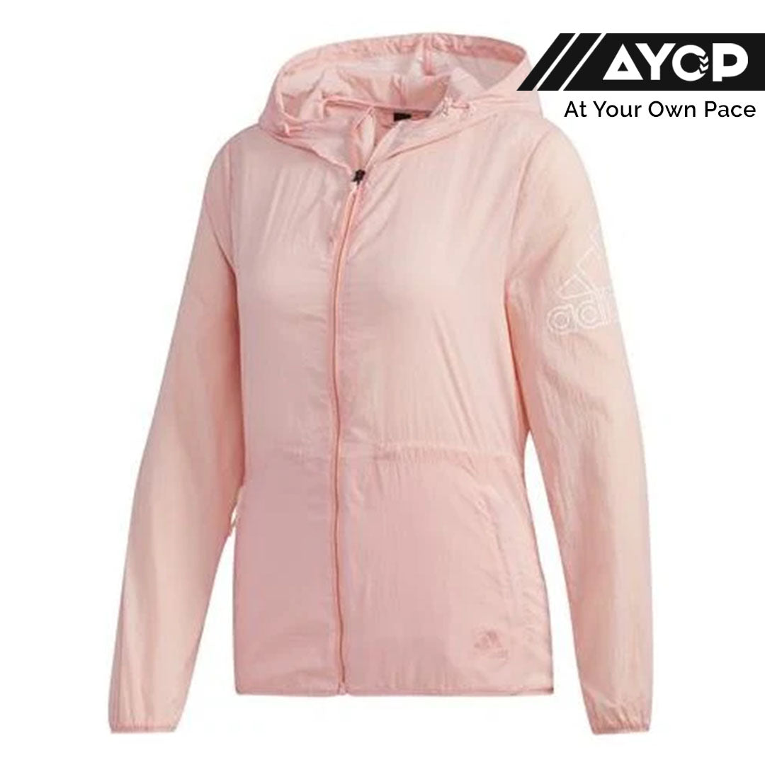 Adidas Windbreaker Women’s Running Jacket - Pink Crush