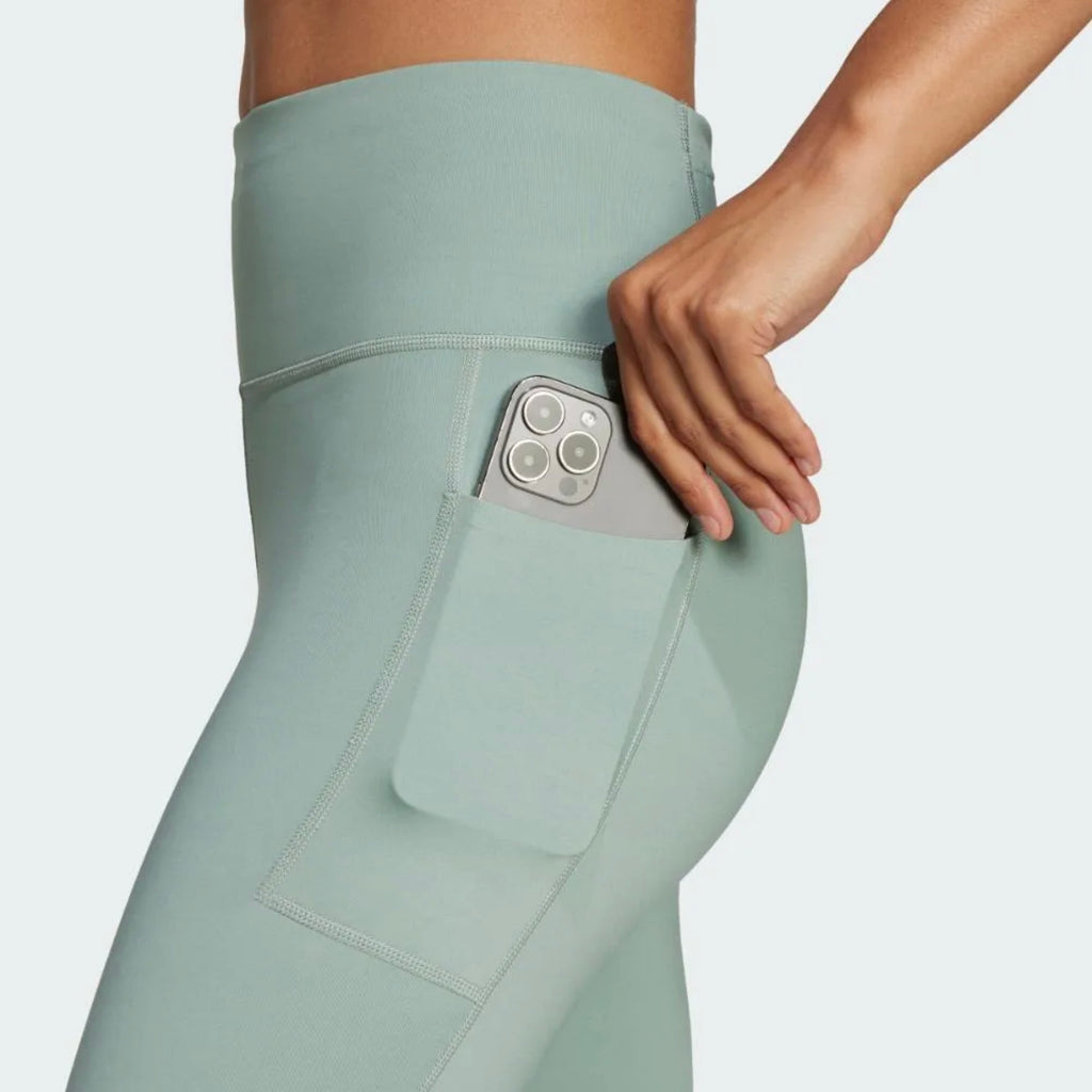 Adidas Ultimateadidas 7/8 Length Women’s Running Leggings - Silver Green