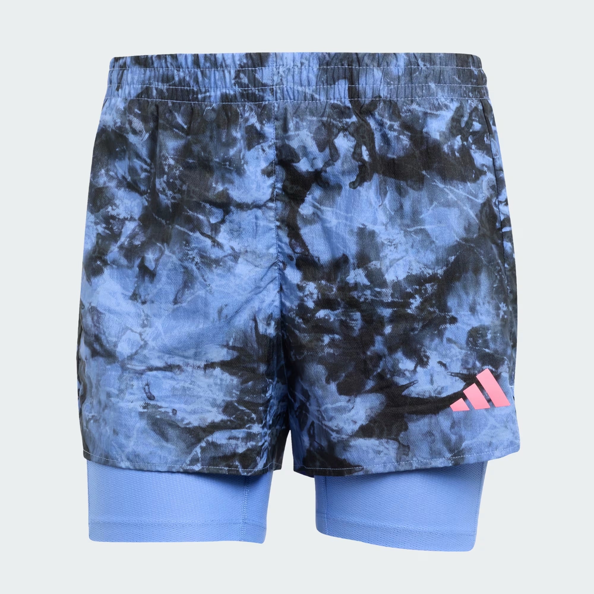 Adidas Own The Run Spray 2-in-1 Women’s Running Short - Blue Fusion