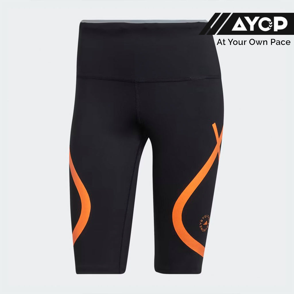 Adidas Stella McCartney Truepace Women’s Running Tights - Black Orange