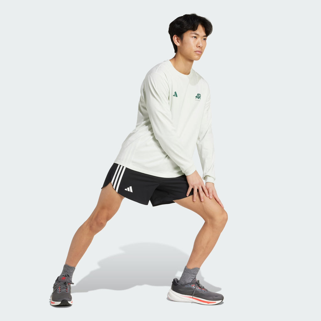 Adidas Runners Every Place Has A Place UniteFIT Men’s Women’s Running Long Sleeve T-Shirt - Crystal Jade