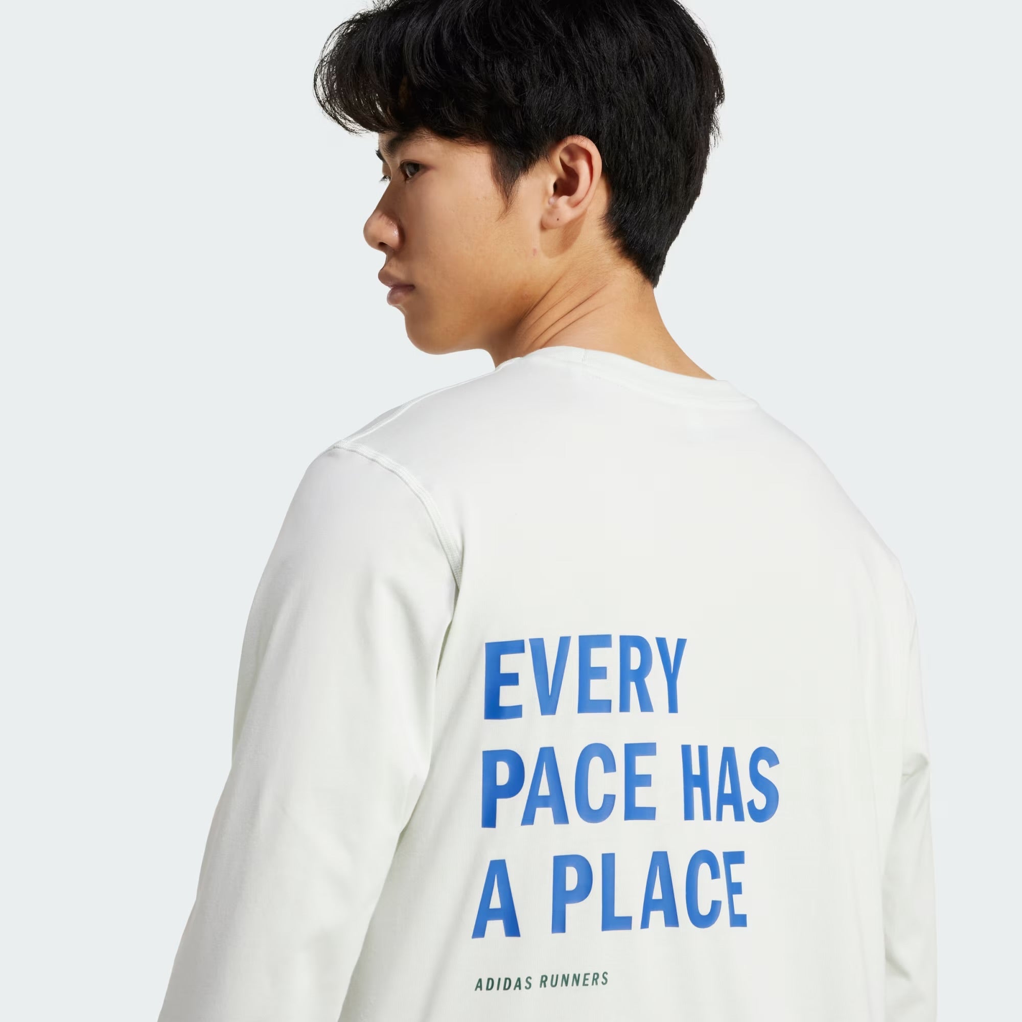 Adidas Runners Every Place Has A Place UniteFIT Men’s Women’s Running Long Sleeve T-Shirt - Crystal Jade