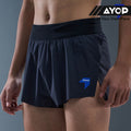 Nedao Light Speed Racing 2-inch Men’s Running Shorts - Black