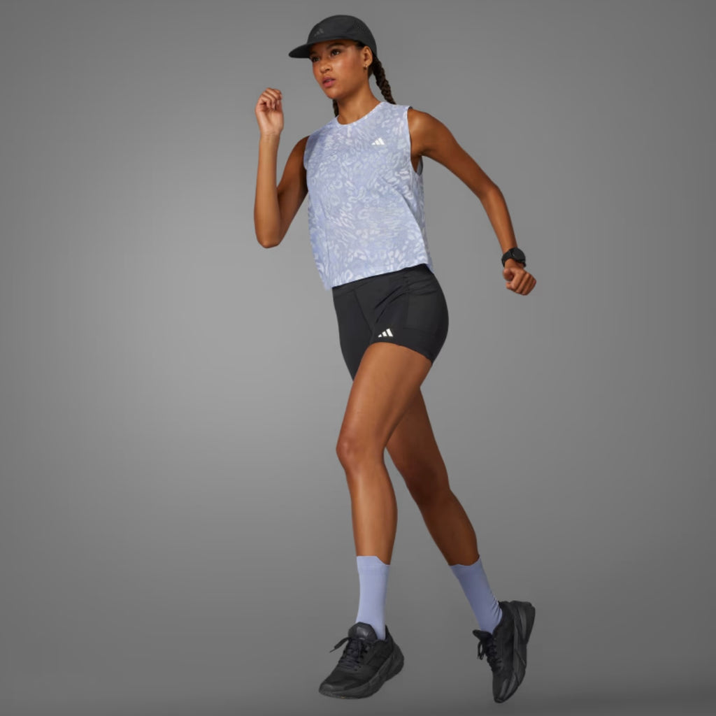 Adidas Own The Run Climacool 3-Stripes Women’s Running Tank Top - Violet Tone