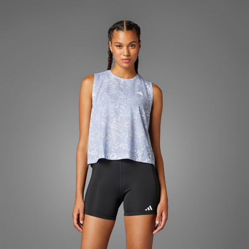 Adidas Own The Run Climacool 3-Stripes Women’s Running Tank Top - Violet Tone