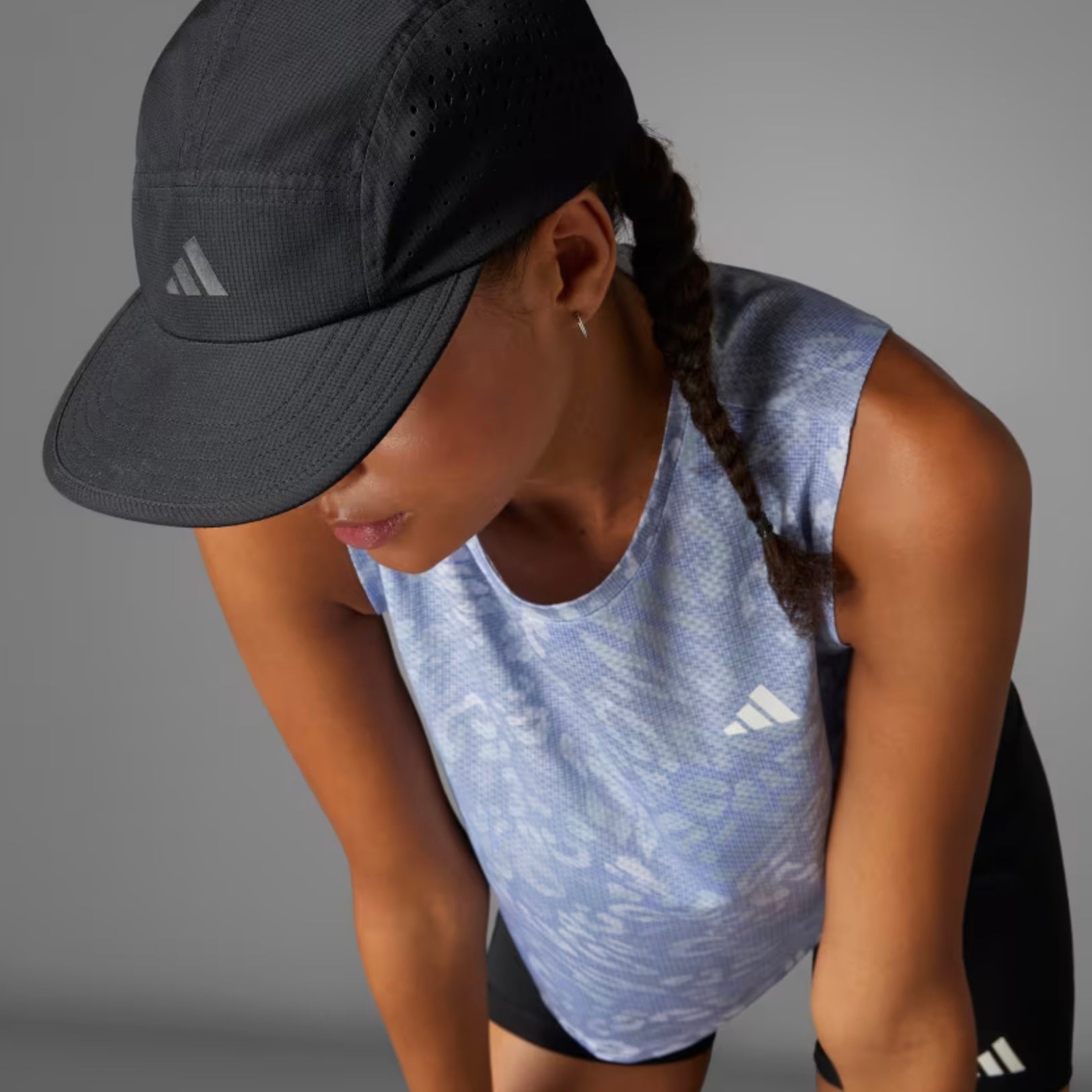 Adidas Own The Run Climacool 3-Stripes Women’s Running Tank Top - Violet Tone