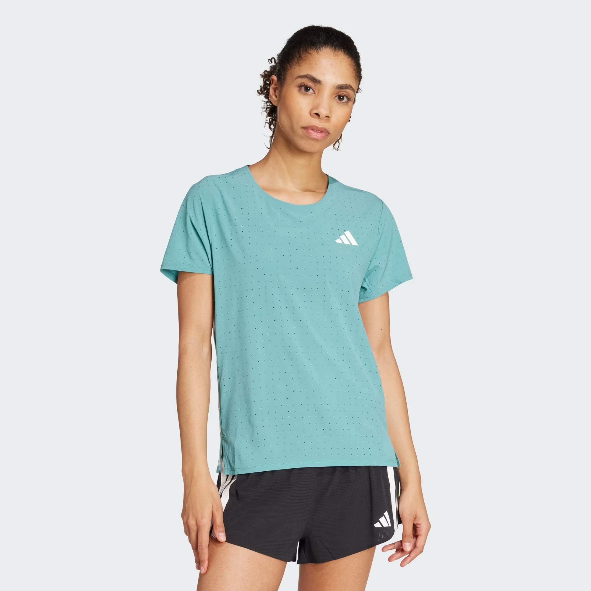 Adidas Adizero Perforated Women’s Running T-Shirt - Turquoise
