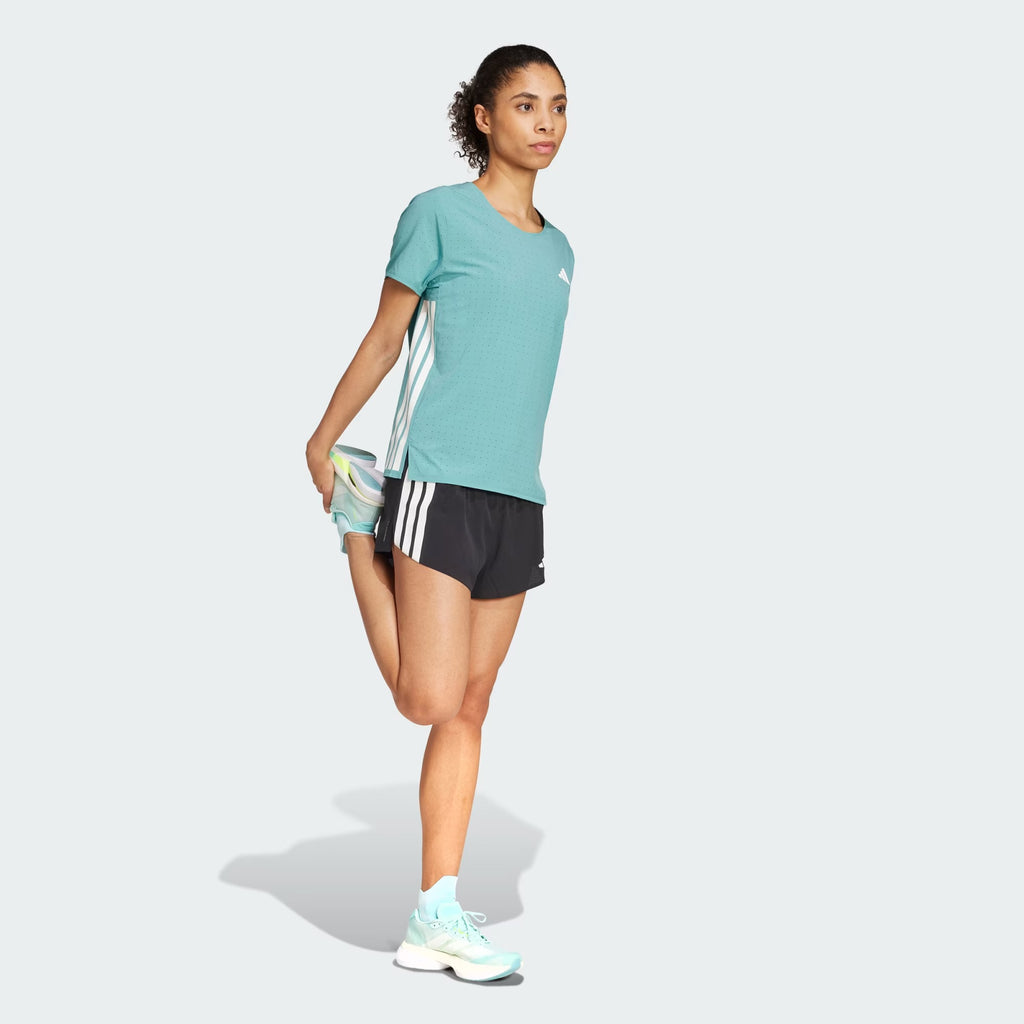 Adidas Adizero Perforated Women’s Running T-Shirt - Turquoise