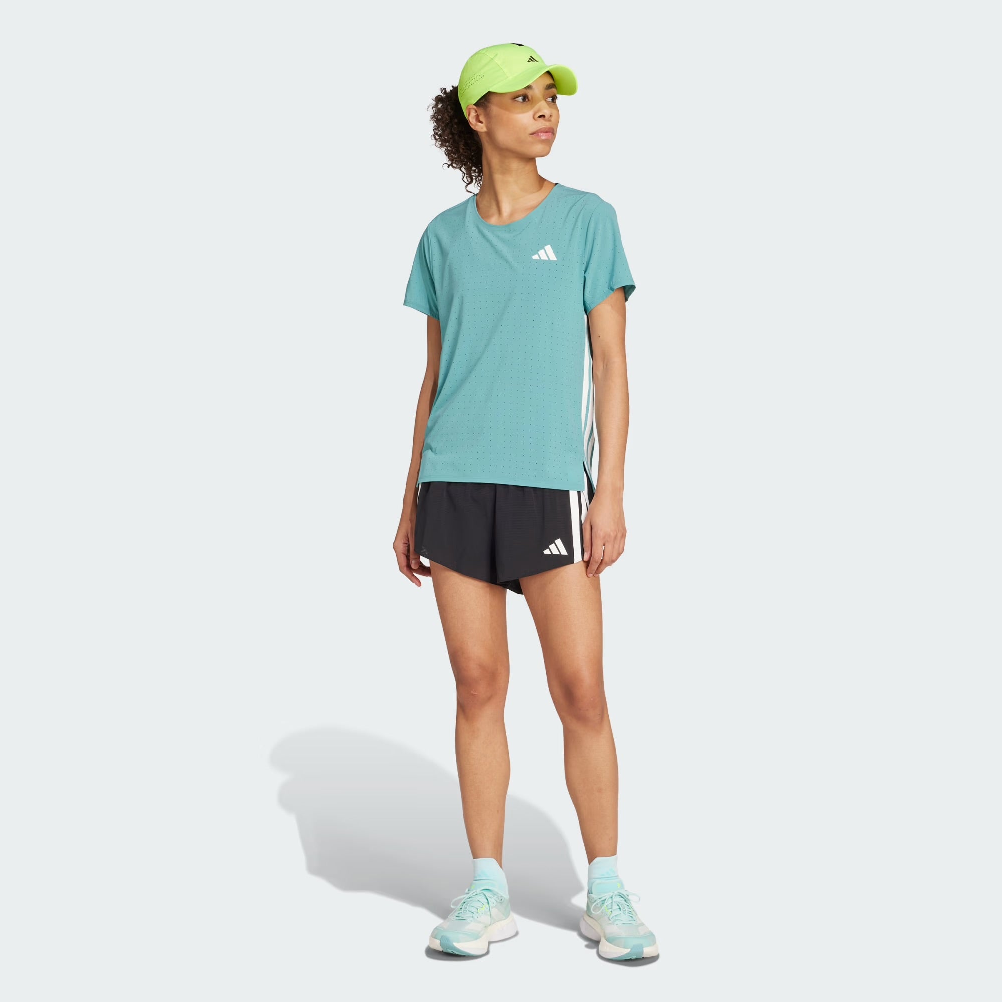 Adidas Adizero Perforated Women’s Running T-Shirt - Turquoise