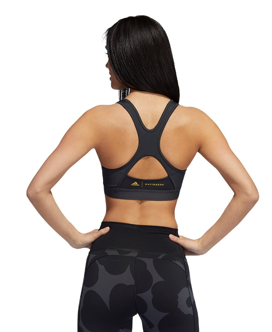 Adidas Marimekko Believe This Medium-Support Women’s Training Sports Bra - Black