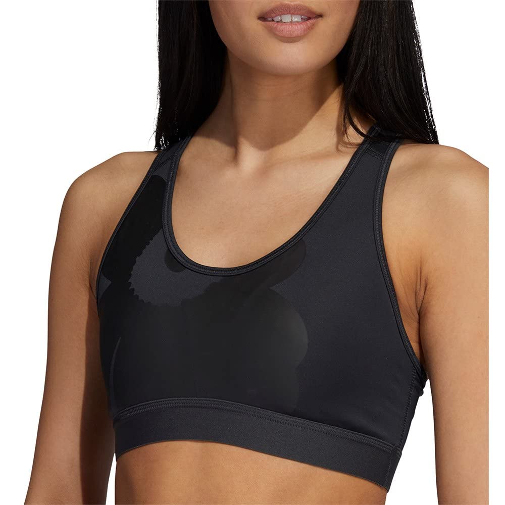 Adidas Marimekko Believe This Medium-Support Women’s Training Sports Bra - Black