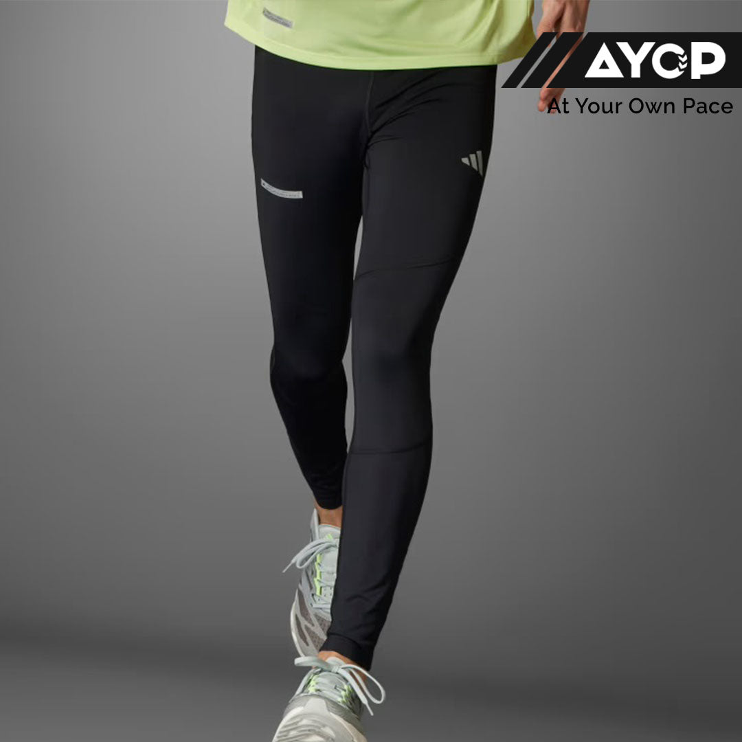 Adidas Ultimate Men’s Running Leggings - Black