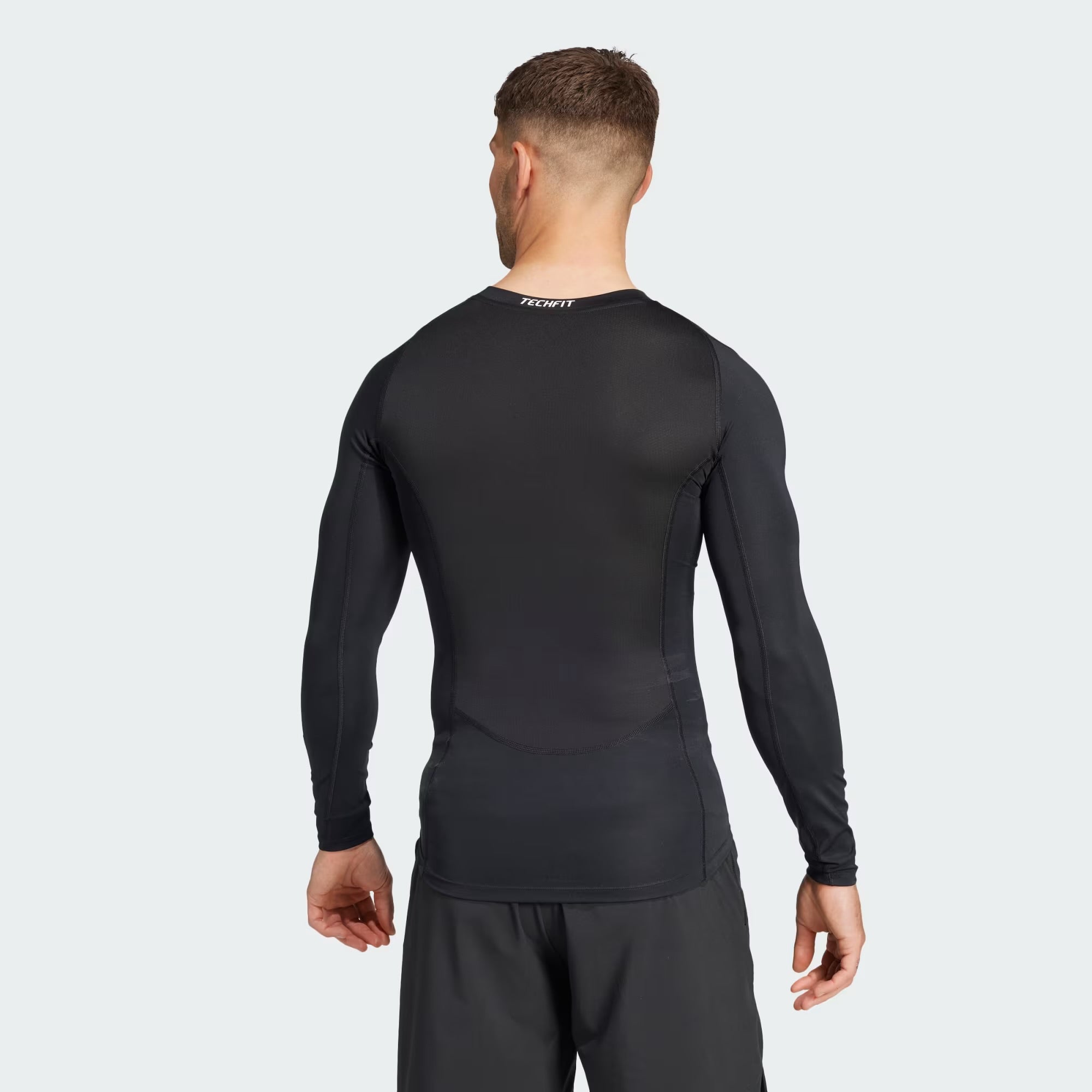 Adidas TechFIT Compression Men’s Training Long Sleeve - Black