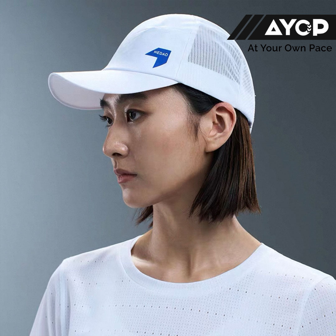 Nedao Ultra-light Cap BreezeFlex Unisex Running Cap - White
