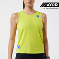 Atasan Tank Top Lari Wanita tanpa Lengan Nedao QiFlow V3.0 - Hijau Neon