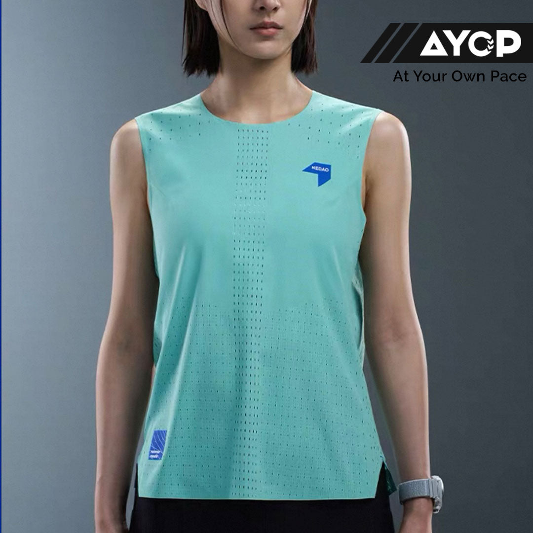 Nedao QiFlow V4.0 Sleeveless Women’s Running Tank Top - Mint Green