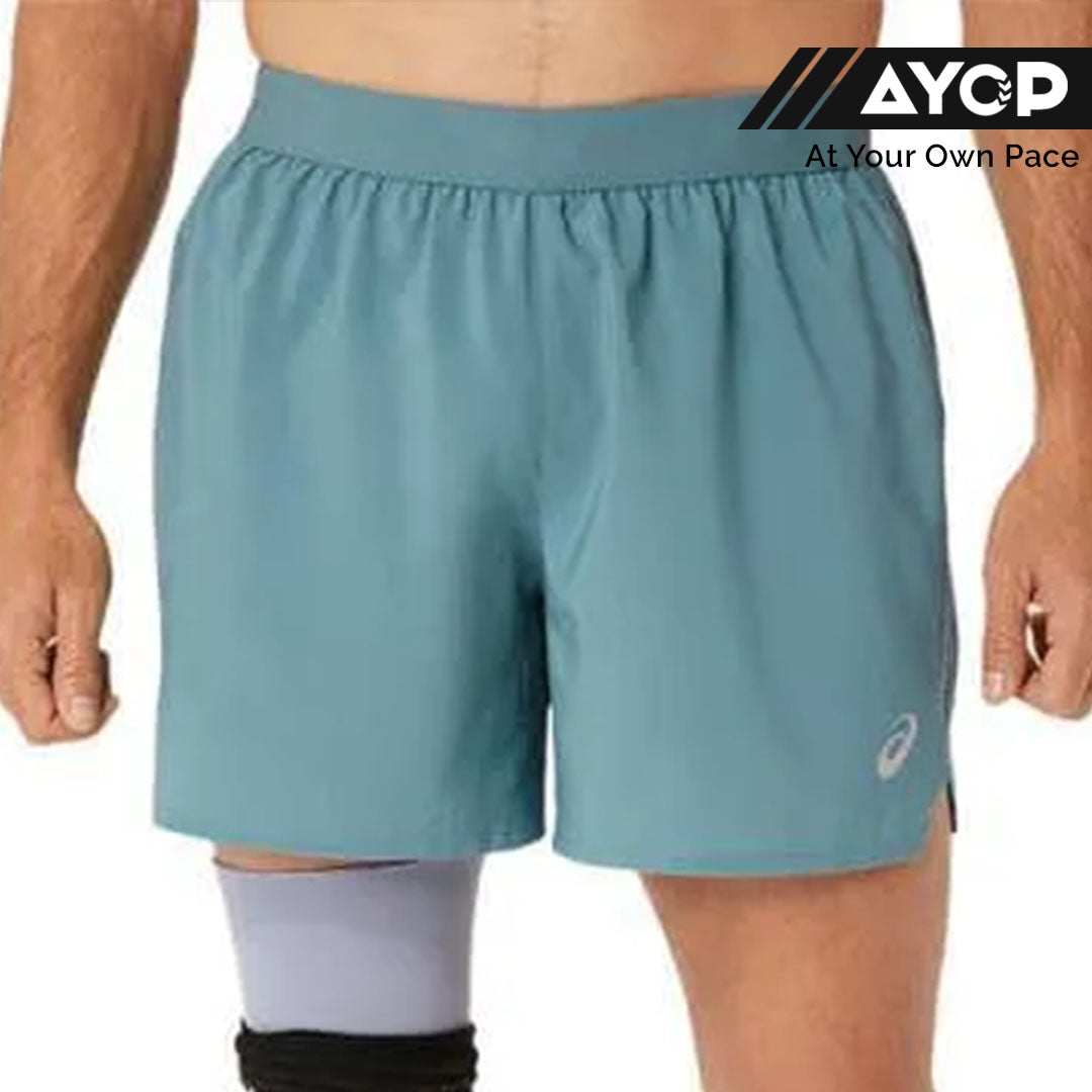 Asics Road 5-inch Men’s Running Shorts - Teal Green