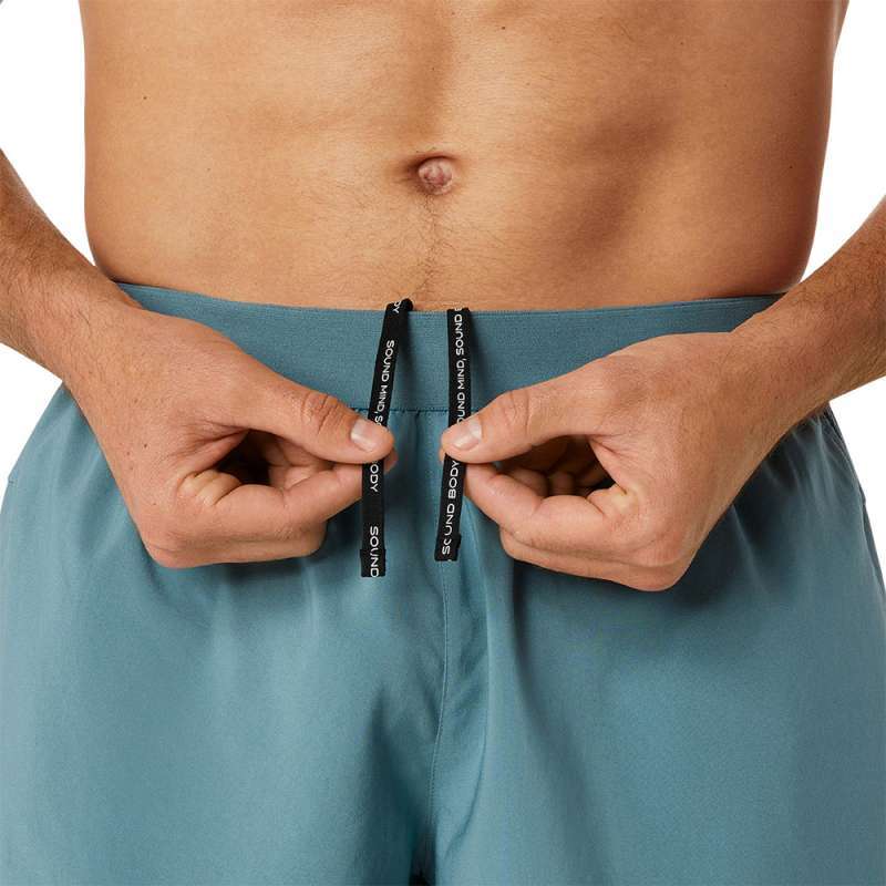 Asics Road 5-inch Men’s Running Shorts - Teal Green