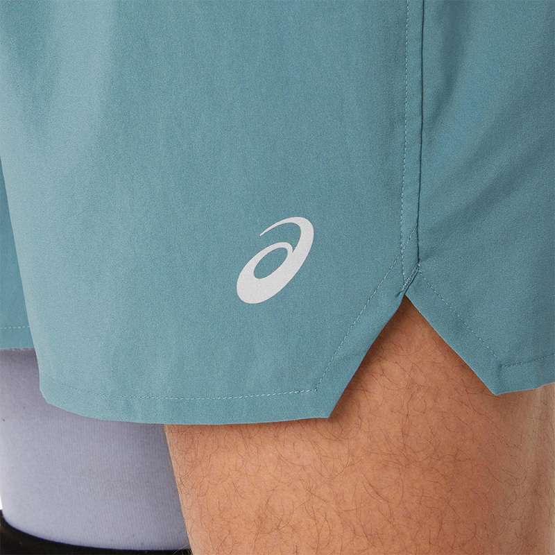 Asics Road 5-inch Men’s Running Shorts - Teal Green
