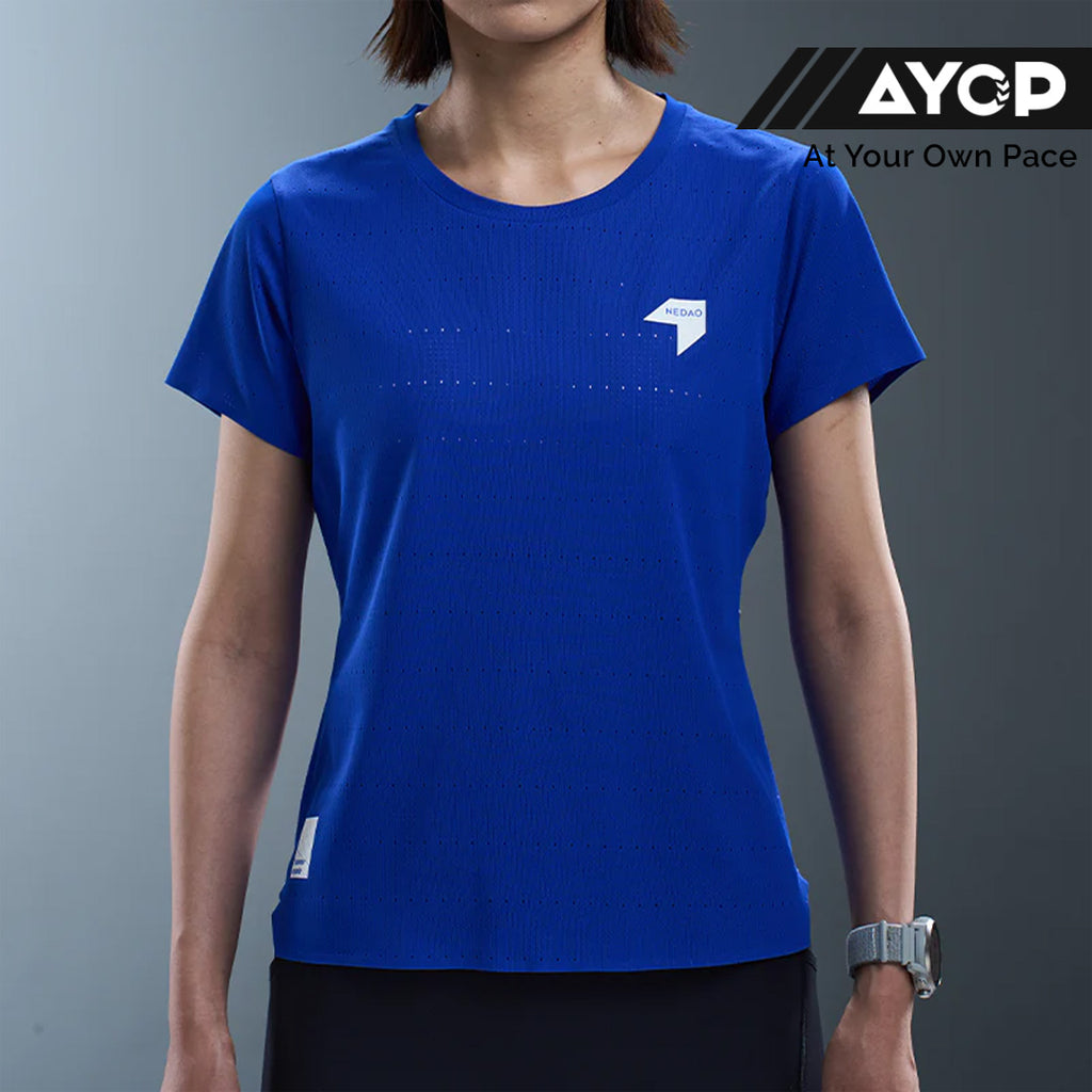 Nedao QiFlow Running V4.0 Women's Running T-Shirt - Nedao Blue