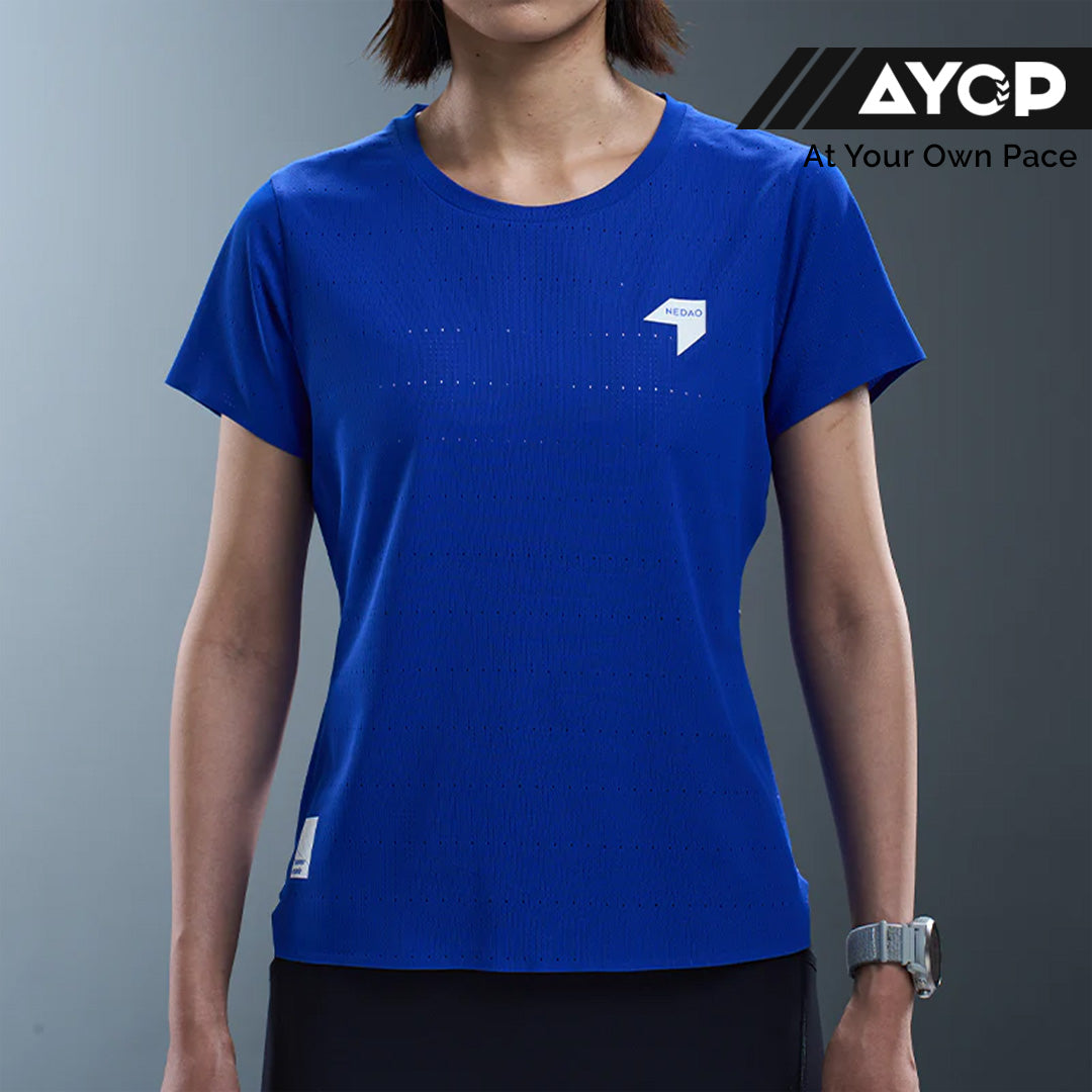 Nedao QiFlow Running V4.0 Women's Running T-Shirt - Nedao Blue