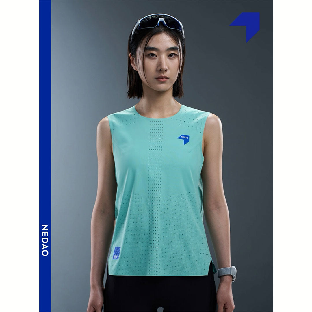 Nedao QiFlow V4.0 Sleeveless Women’s Running Tank Top - Joy Blue