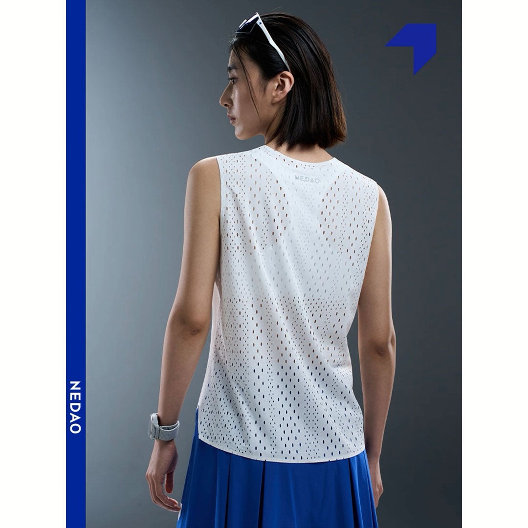 Nedao QiFlow V4.0 Sleeveless Women’s Running Tank Top - Joy Blue