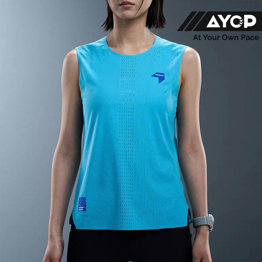 Nedao QiFlow V4.0 Sleeveless Women’s Running Tank Top - Joy Blue