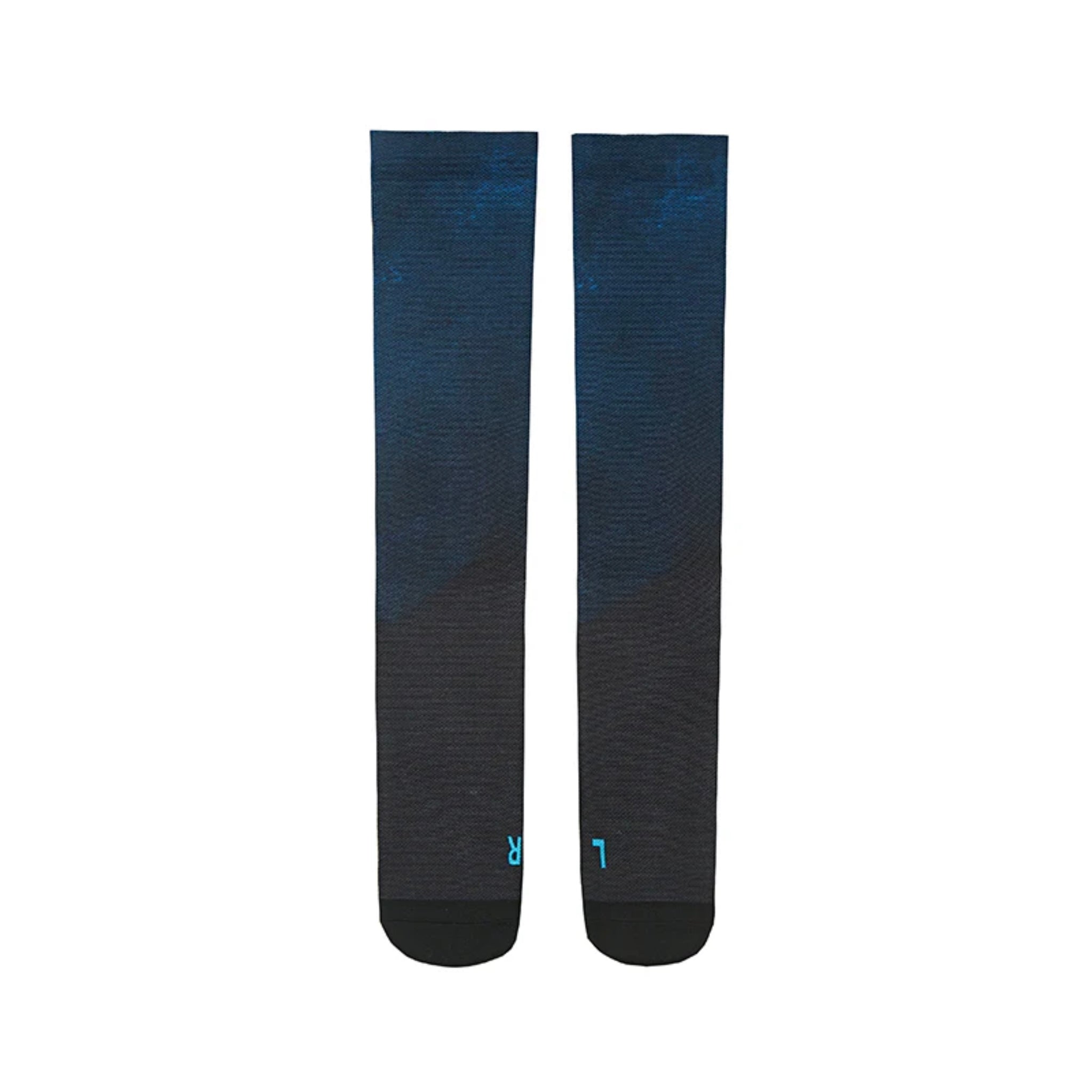 Nedao QiFlow Tough Cookie Limited Collection Unisex Running Crew Socks - Blue Black