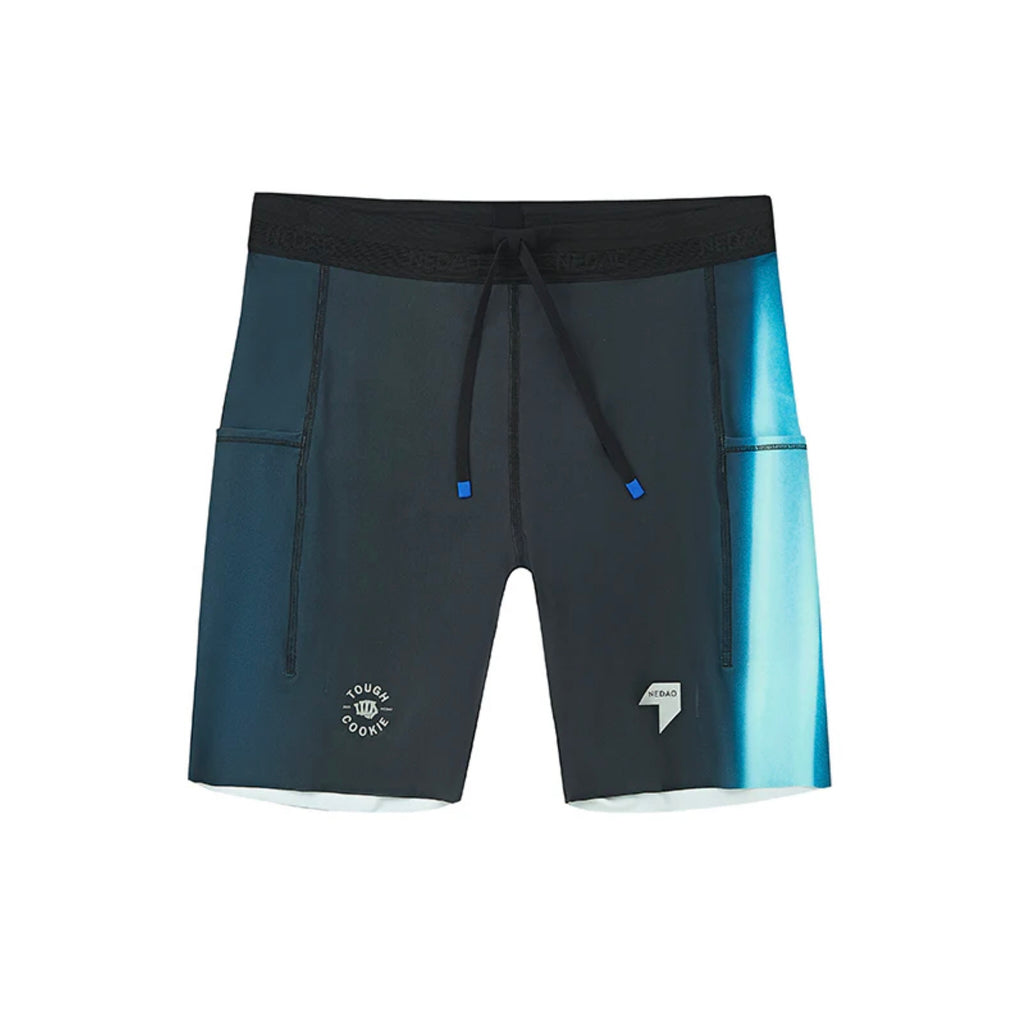 Nedao FlexFit Tough Cookie Limited Collection Men’s Running Tights - Blue Black