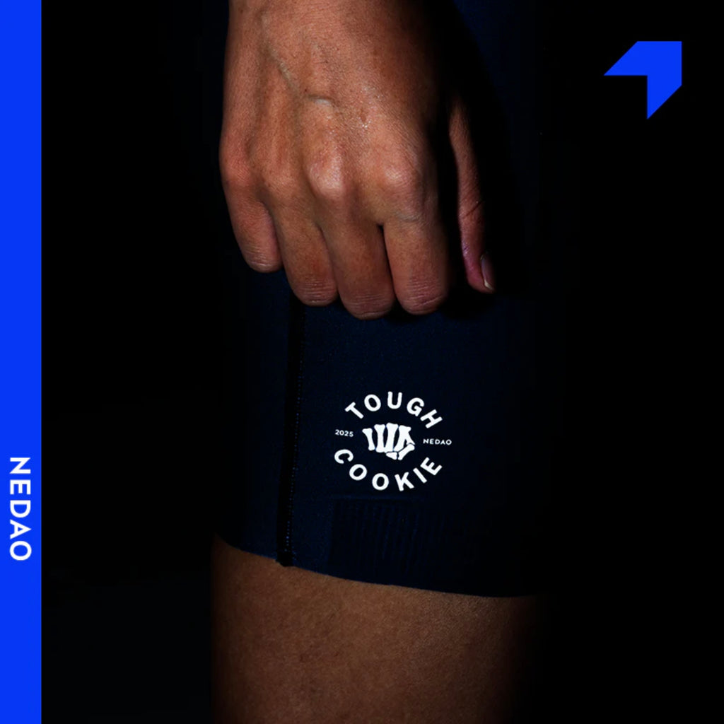 Nedao FlexFit Tough Cookie Limited Collection Men’s Running Tights - Blue Black