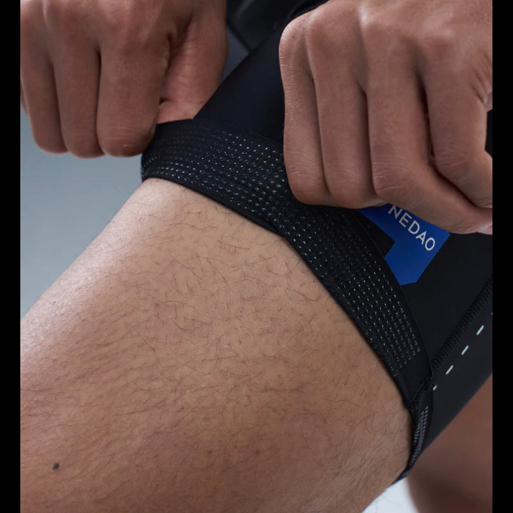 Nedao FlexFit Tough Cookie Limited Collection Men’s Running Tights - Blue Black