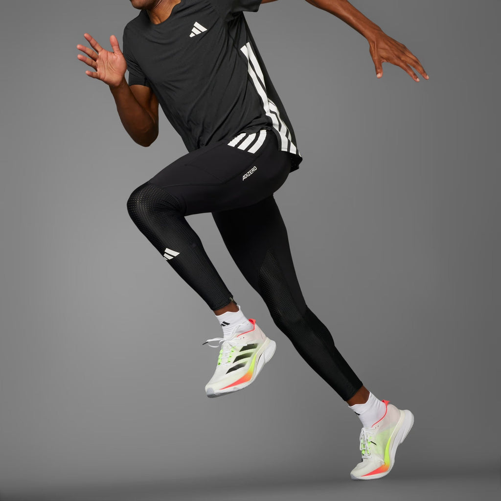 Celana Legging Lari Pria Adidas Adizero Climacool+ - Hitam
