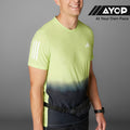 Adidas Own The Run Climacool Colorblock Men’s Running T-Shirt - Pulse Lime