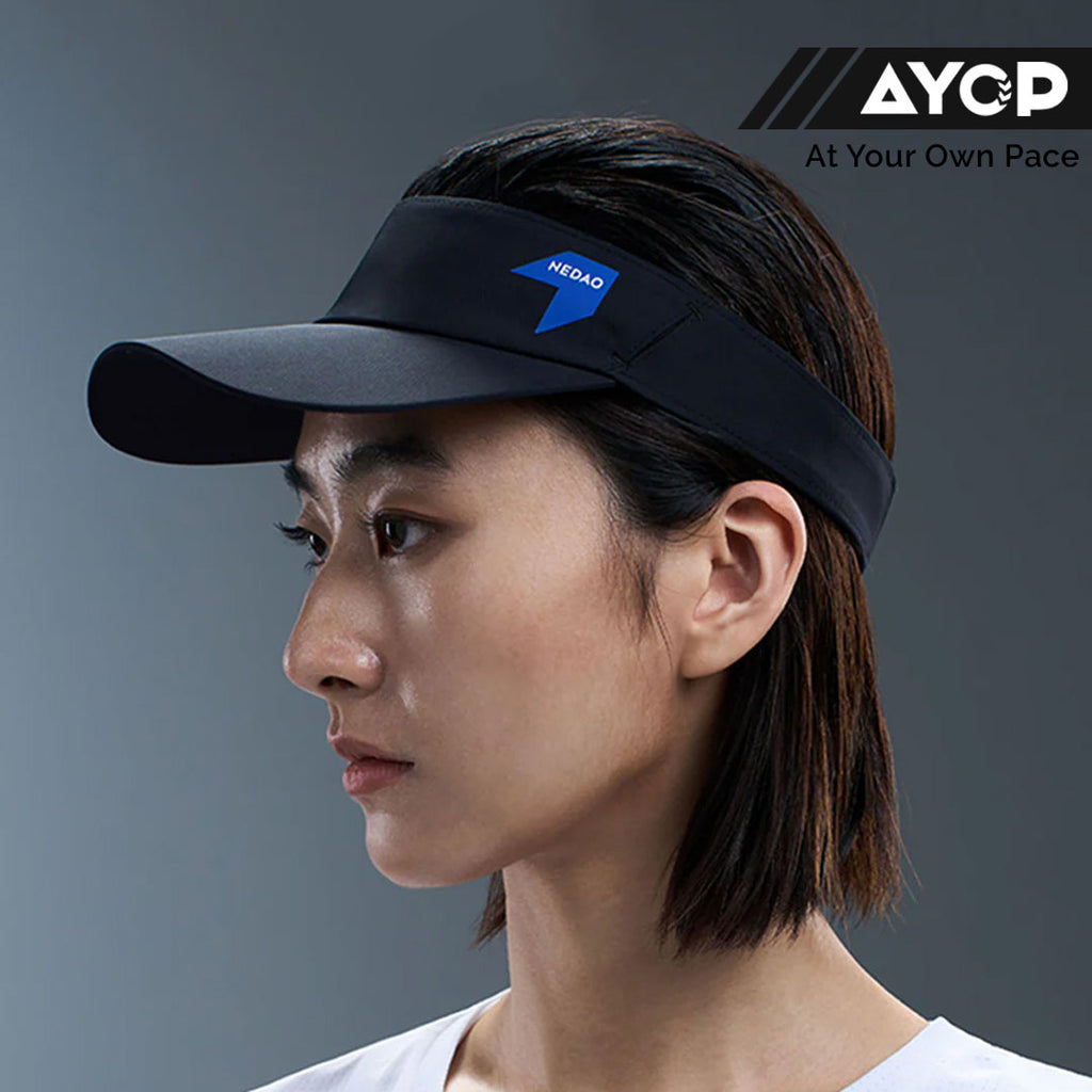 Nedao Running Visor V2.0 Unisex Running Visor - Black