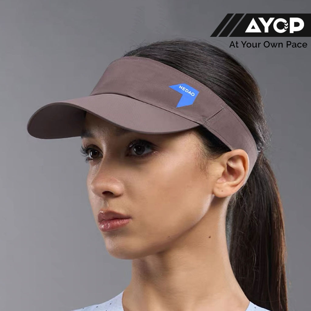 Nedao Running Visor V2.0 Unisex Running Visor - Mountain Brown